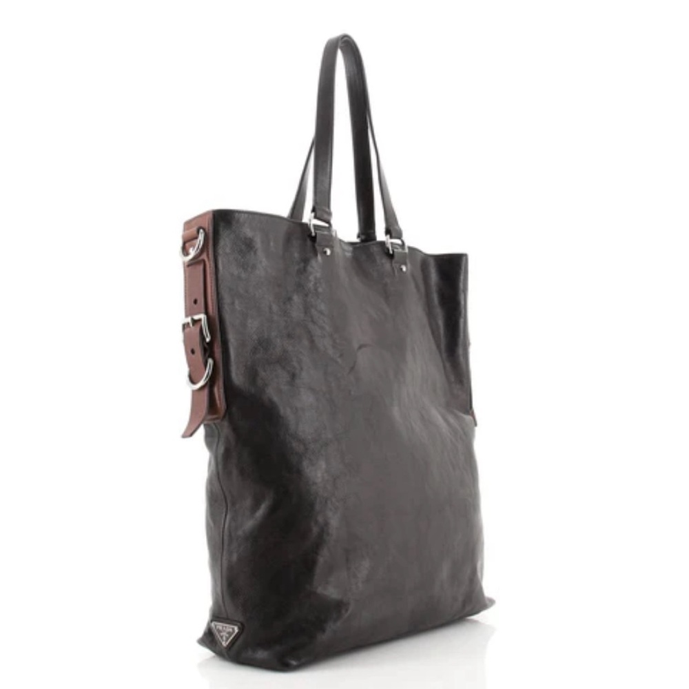 Vintage Prada Glacé Folding tote